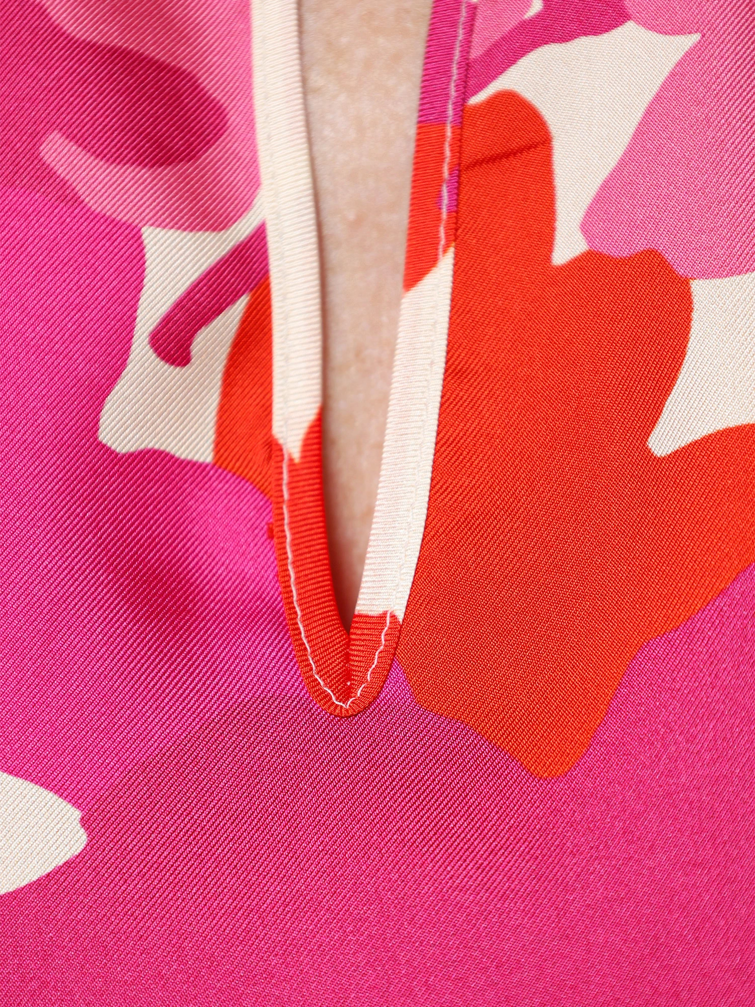 Платье свободного кроя с принтом